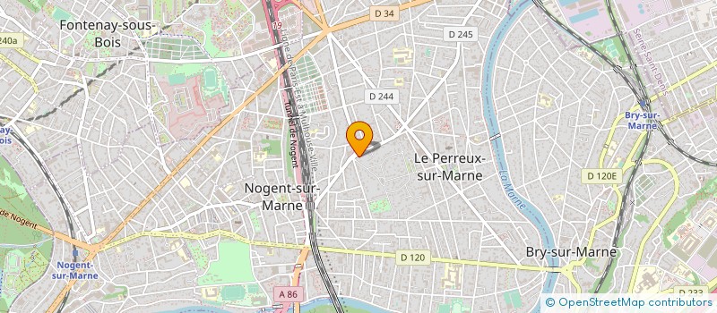 localisation de l'entreprise KINEAU  LE PERREUX-SUR-MARNE