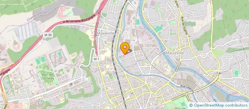 localisation de l'entreprise KINECE SELARLU DE MASSEUR-KINESITHERAPEUTE  MAXEVILLE