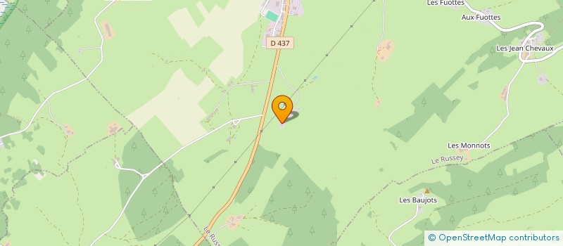 localisation de l'entreprise KINECIE  LE RUSSEY