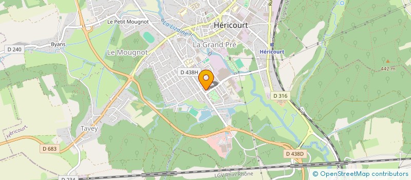 localisation de l'entreprise KINECLINIQUE MATEUSZ CWIL  HERICOURT