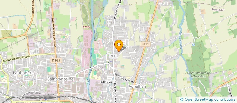 localisation de l'entreprise KINECO  AUREILHAN