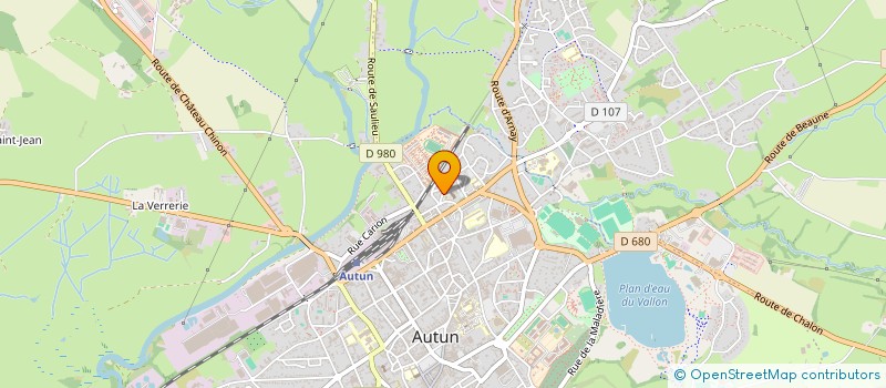 localisation de l'entreprise KINECO à AUTUN