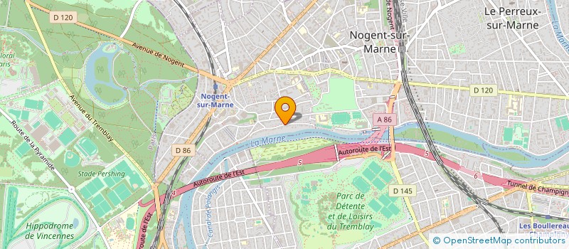 localisation de l'entreprise KINECO à NOGENT-SUR-MARNE