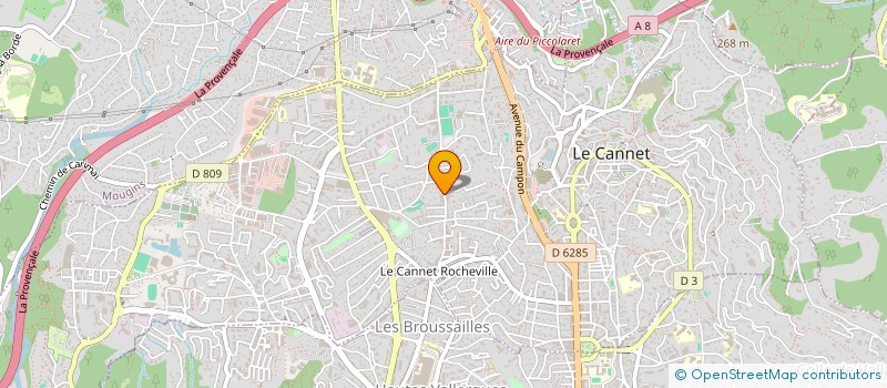 localisation de l'entreprise KINEDEN à LE CANNET
