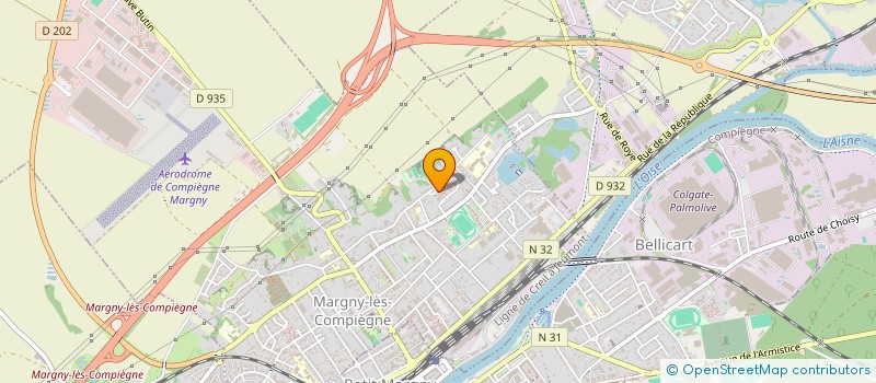 localisation de l'entreprise KINEDO  MARGNY-LES-COMPIEGNE