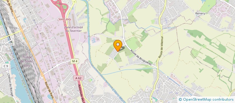 localisation de l'entreprise KINEDOM  CASTELGINEST