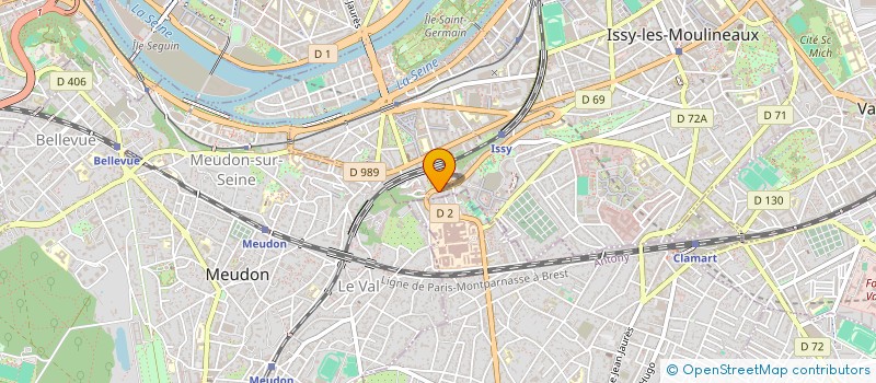 localisation de l'entreprise KINEDOMRODIN 127 DAUDET à ISSY-LES-MOULINEAUX