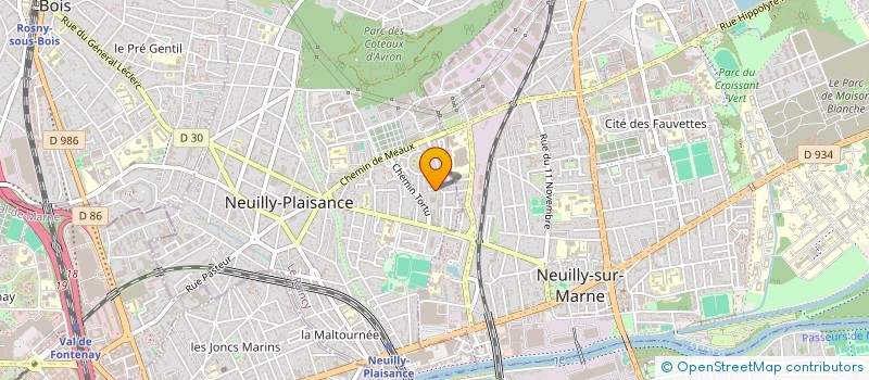 localisation de l'entreprise KINEFIL  NEUILLY-PLAISANCE