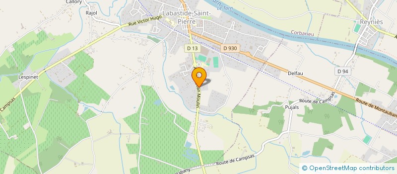 localisation de l'entreprise KINEFISIO  LABASTIDE-SAINT-PIERRE