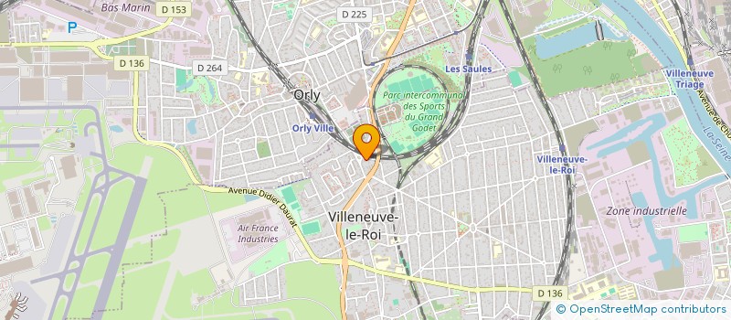 localisation de l'entreprise KINEFORME - ARTS MARTIAUX à VILLENEUVE-LE-ROI