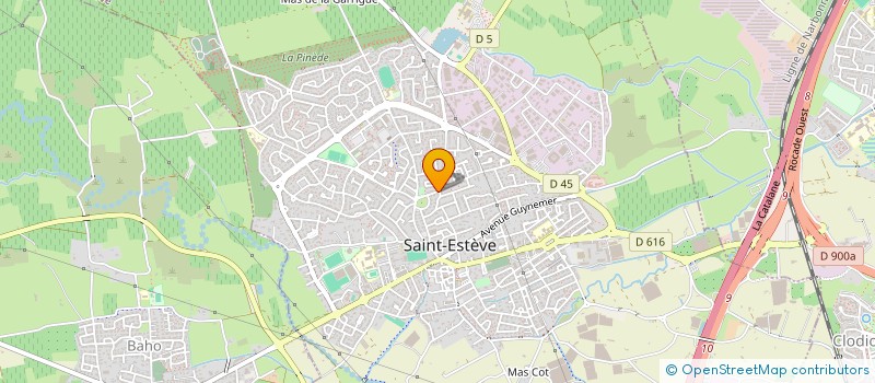 localisation de l'entreprise KINEGESTION  SAINT-ESTEVE