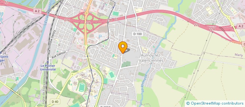 localisation de l'entreprise KINEINFI  AULNOY-LEZ-VALENCIENNES