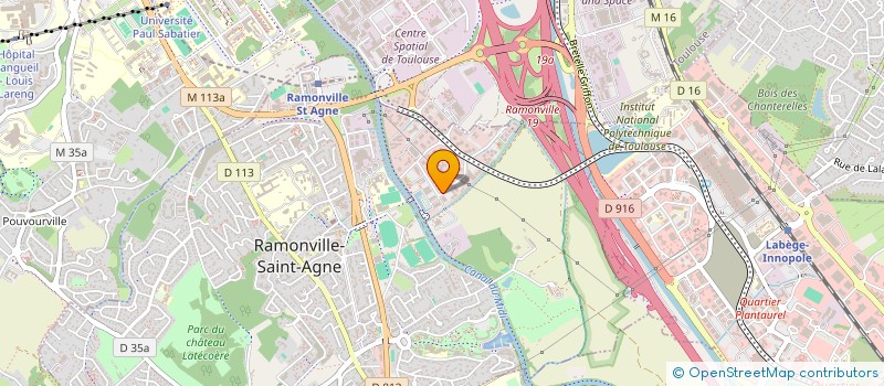 localisation de l'entreprise KINEIS à RAMONVILLE-SAINT-AGNE