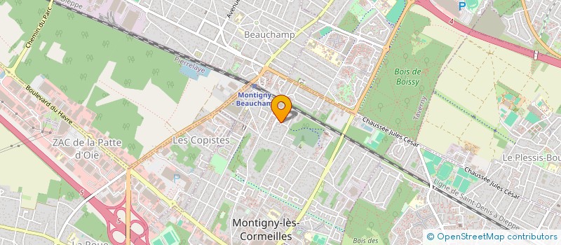 localisation de l'entreprise KINEJEFD  MONTIGNY-LES-CORMEILLES