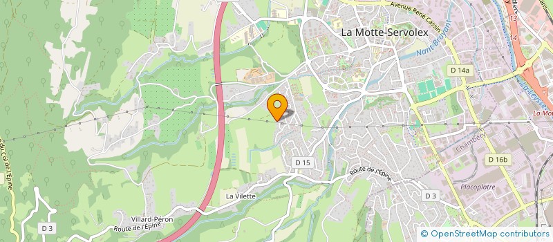 localisation de l'entreprise KINELAC IMMO  LA MOTTE-SERVOLEX