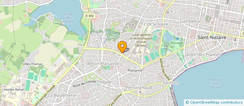 localisation de l'entreprise KINELAENNEC  SAINT-NAZAIRE