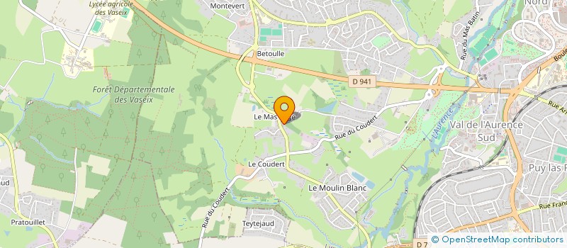 localisation de l'entreprise KINELAND à LIMOGES