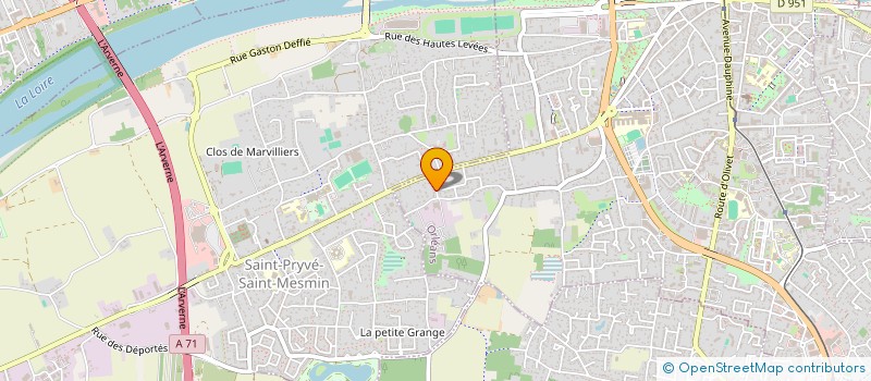 localisation de l'entreprise KINELEG à ORLEANS