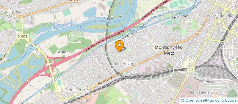 localisation de l'entreprise KINELI à MONTIGNY-LES-METZ
