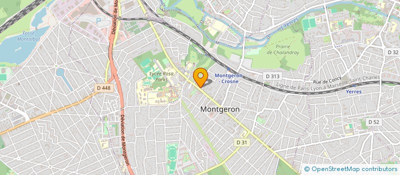 localisation de l'entreprise KINEM BAT à MONTGERON