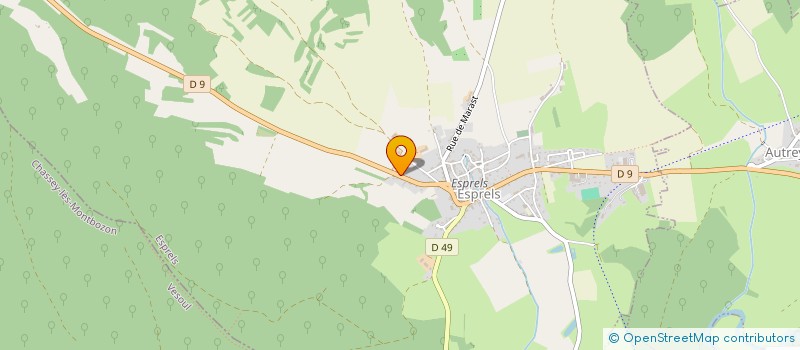 localisation de l'entreprise KINEMAHI  ESPRELS