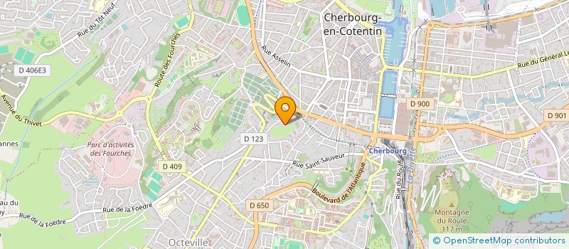 localisation de l'entreprise KINEMED MARTINVAST à CHERBOURG-EN-COTENTIN