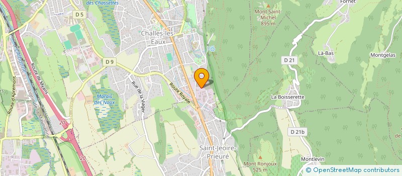 localisation de l'entreprise KINEMOUV  CHALLES-LES-EAUX