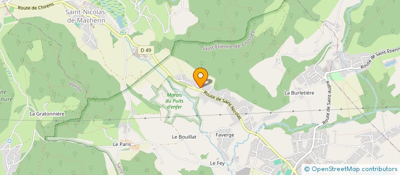 localisation de l'entreprise KINEMURETTE  SAINT-ETIENNE-DE-CROSSEY