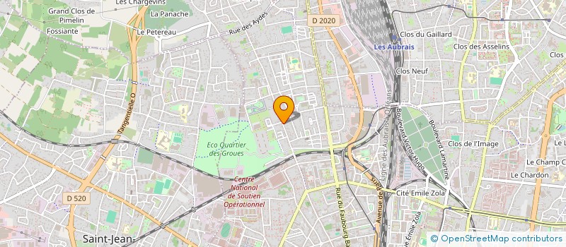 localisation de l'entreprise KINEMURLINS à ORLEANS