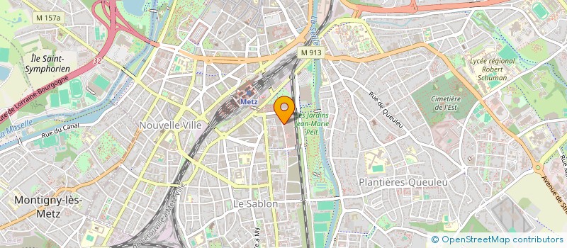 localisation de l'entreprise KINEMUSE  METZ