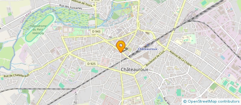 localisation de l'entreprise KINEO à CHATEAUROUX