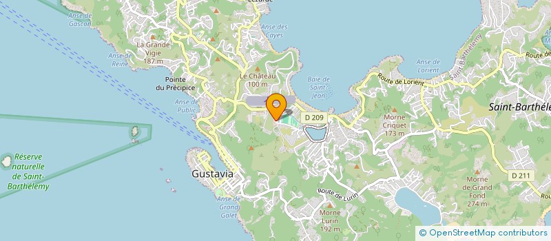 localisation de l'entreprise KINEO ESTHETIC à SAINT-BARTHELEMY