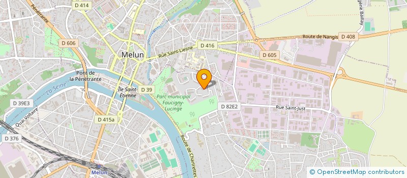 localisation de l'entreprise KINEOME à VAUX-LE-PENIL