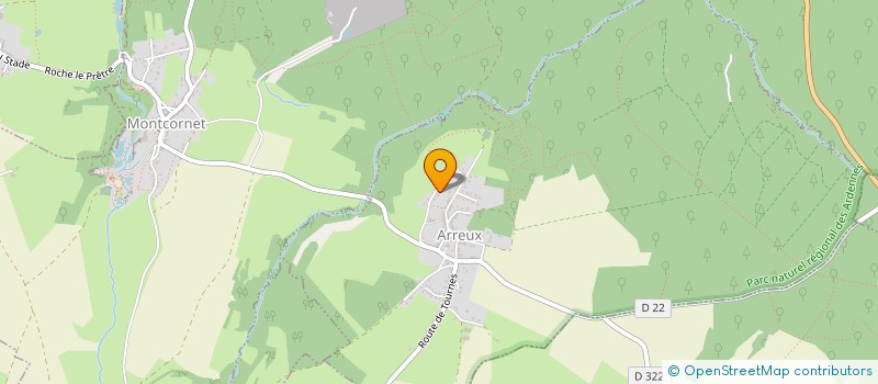 localisation de l'entreprise KINEOS  ARREUX