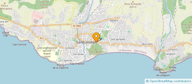 localisation de l'entreprise KINEOSTEO RUN à SAINT-JOSEPH
