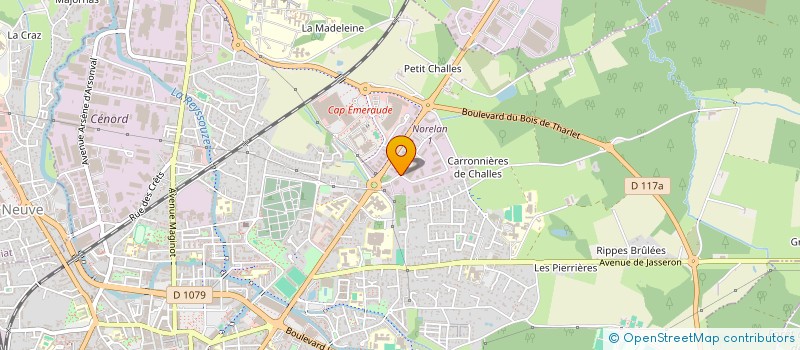 localisation de l'entreprise KINEPARK à BOURG-EN-BRESSE