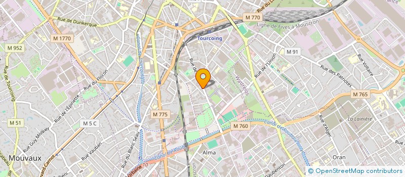 localisation de l'entreprise KINEPIDEME  TOURCOING