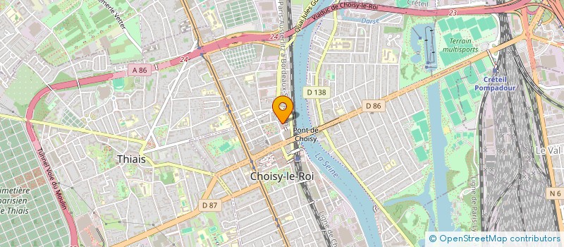 localisation de l'entreprise KINEPODO DEVELOPPEMENT  VITRY SUR SEINE