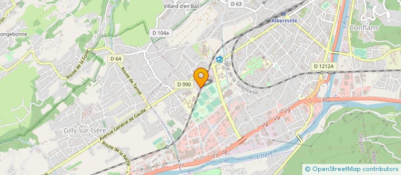 localisation de l'entreprise KINEPOLE à ALBERTVILLE