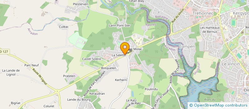 localisation de l'entreprise KINEPOLE  ARRADON