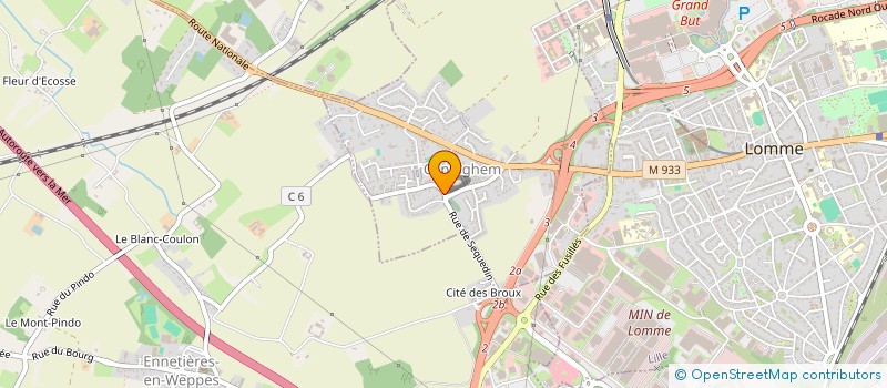 localisation de l'entreprise KINEPOLIS LE CHATEAU DU CINEMA à LILLE