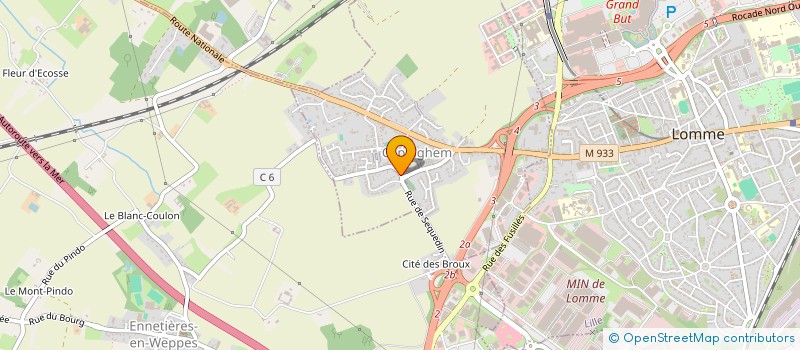 localisation de l'entreprise KINEPOLIS PROSPECTION à LILLE