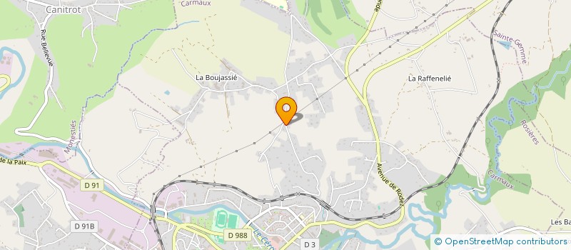 localisation de l'entreprise KINEPT  CARMAUX