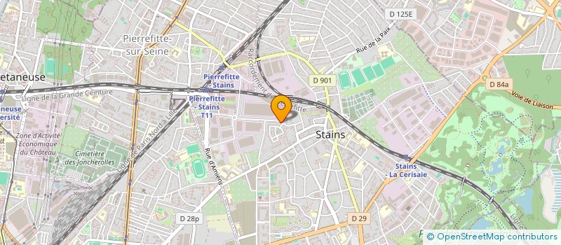 localisation de l'entreprise KINEQUILIB  STAINS