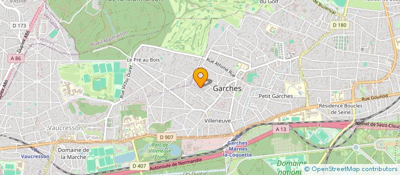 localisation de l'entreprise KINER ANNA ET DAVID à GARCHES