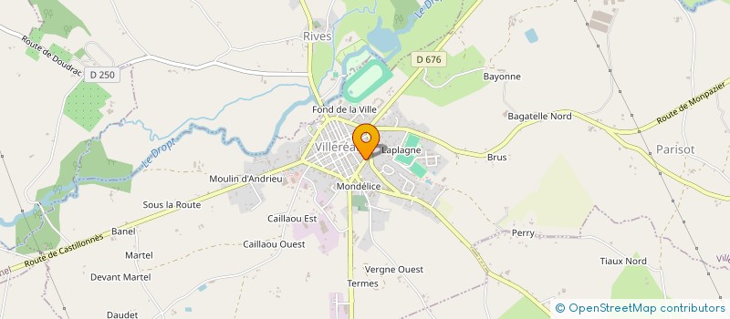 localisation de l'entreprise KINEREAL  VILLEREAL