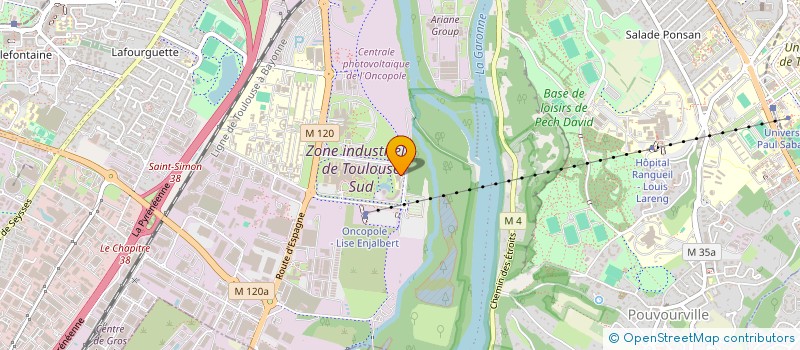 localisation de l'entreprise KINEREHAB à TOULOUSE