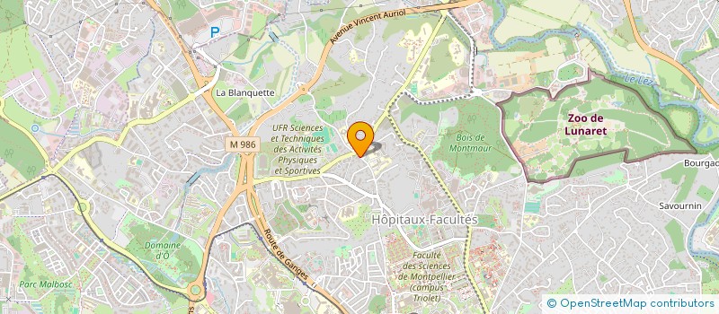localisation de l'entreprise KINEREHAB à MONTPELLIER