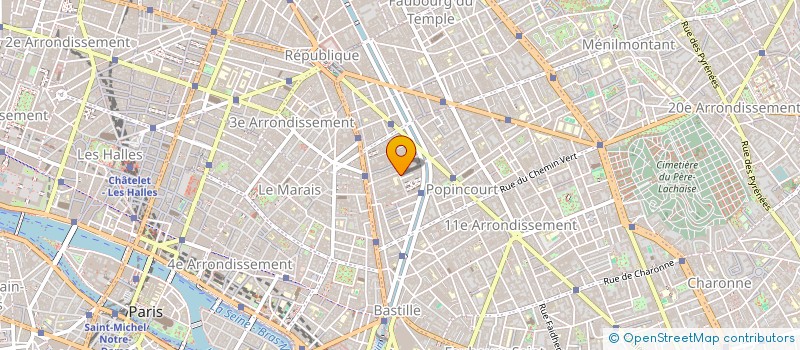 localisation de l'entreprise KINERET DECOUVERTE  PARIS