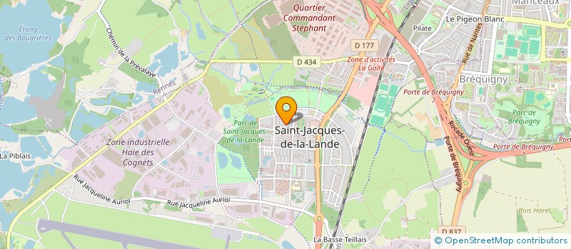 localisation de l'entreprise KINERGO  SAINT-JACQUES-DE-LA-LANDE